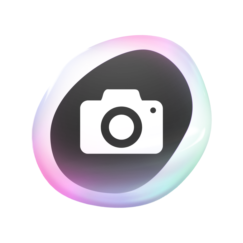 Kamera Icon für Fotografie und Videografie